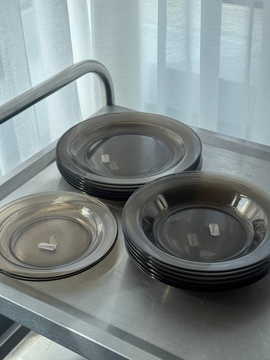 French glass plates