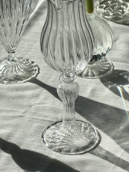 Tall Murano glass vase
