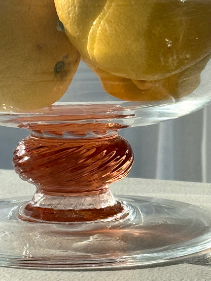 Handmade bowl on foot