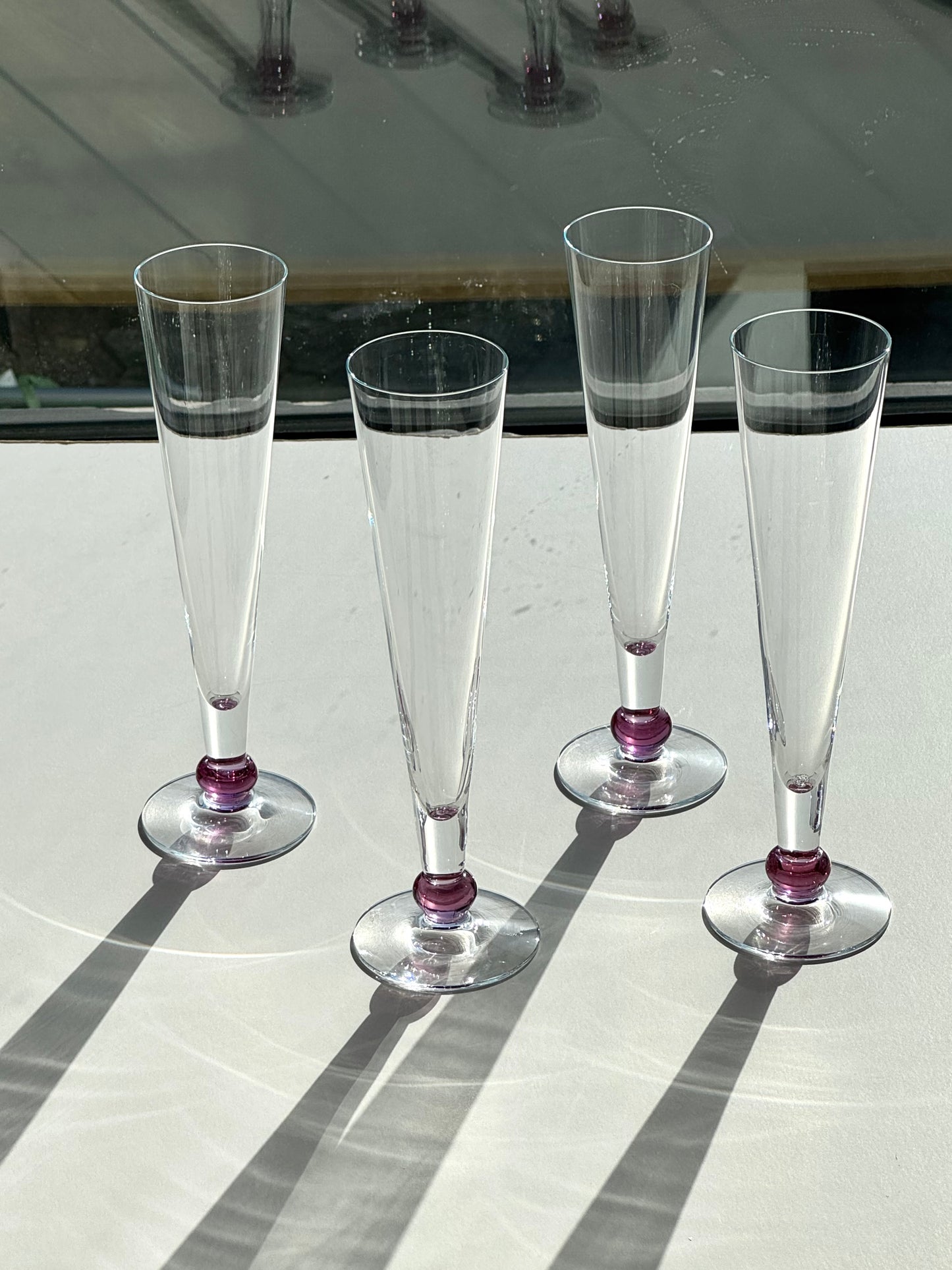 Tall Champagne glasses