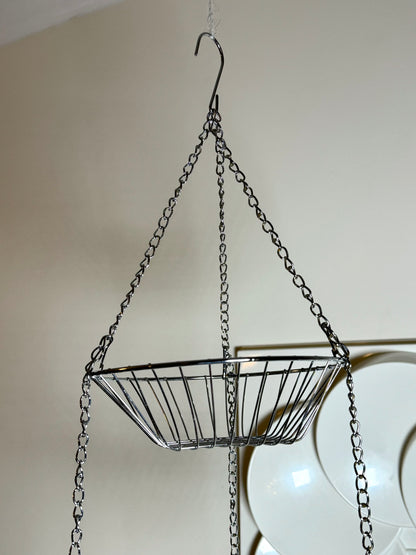 Chrome fruit basket
