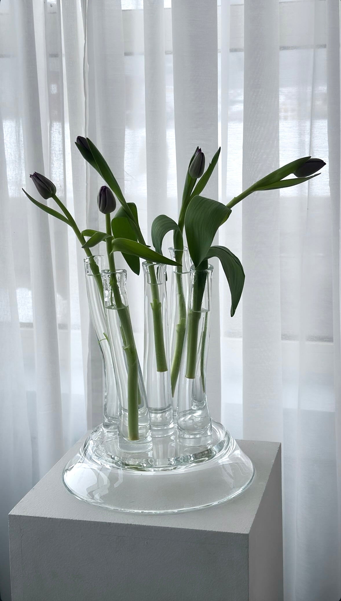 Italian glass vase