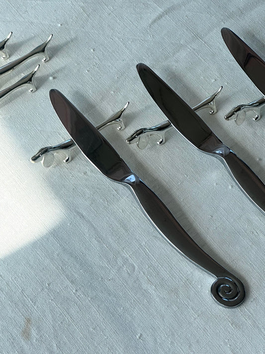 Silver plated dachshund