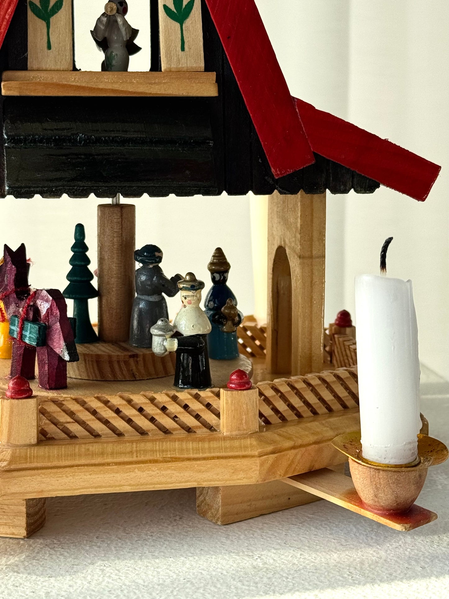 Wooden pyramid house