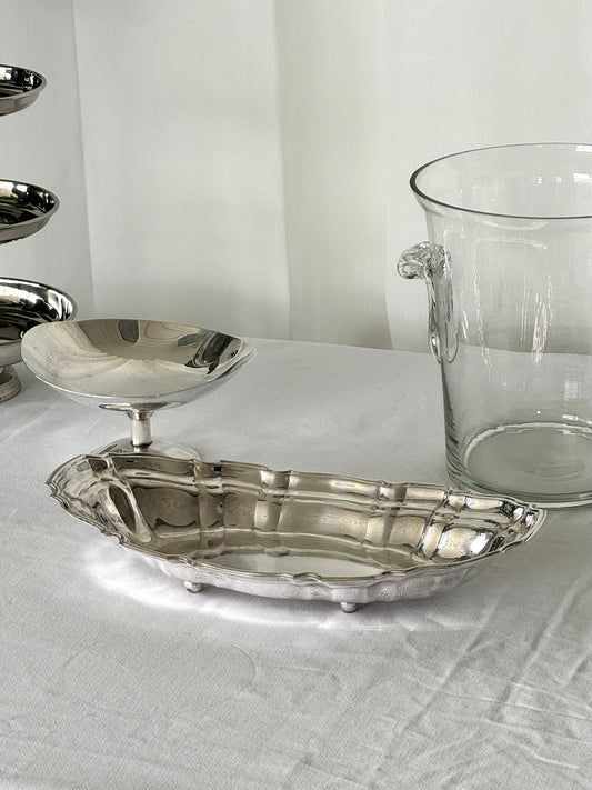 English Silver plate bowl