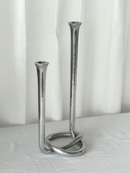Aluminium candleholder