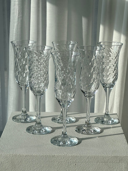 Champagne glasses