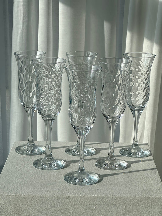 Champagne glasses
