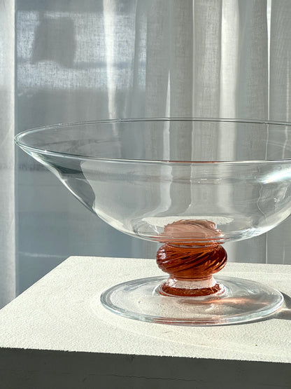 Handmade bowl on foot