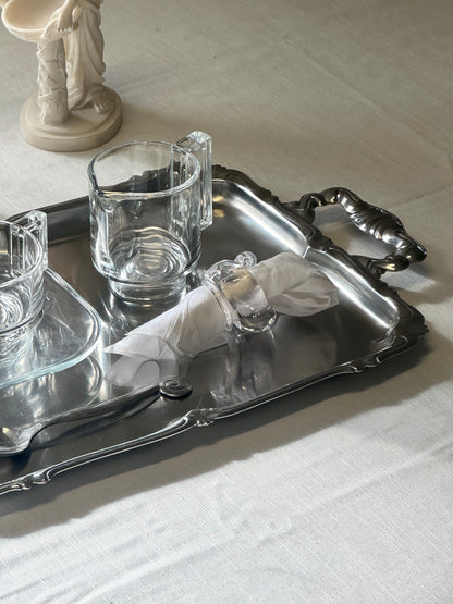 Vintage steel tray
