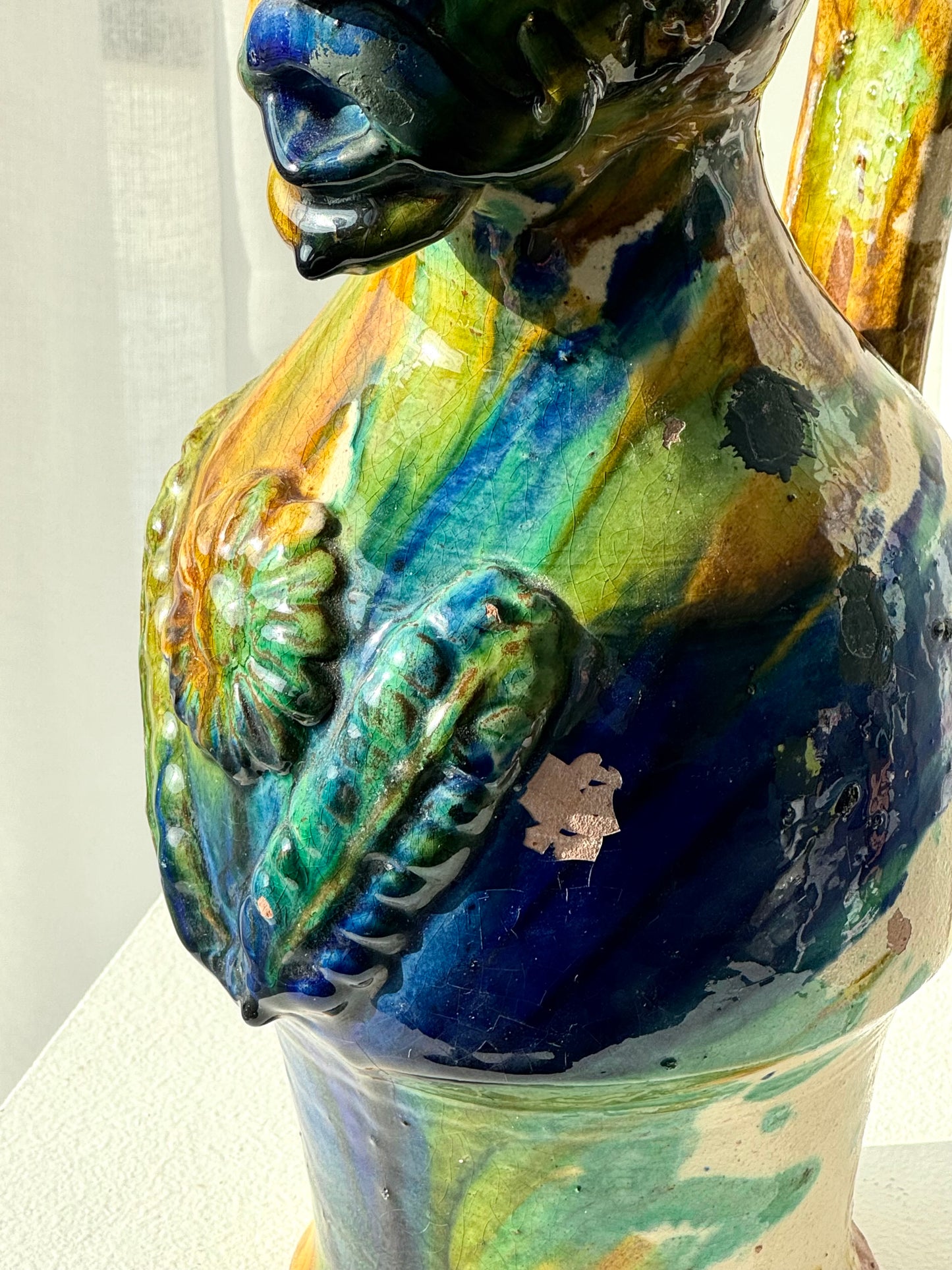 Handmade sculptural vase