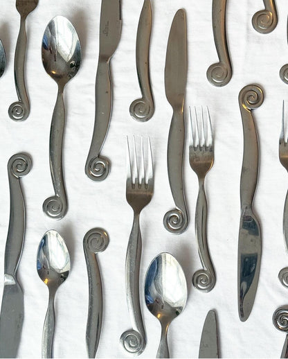 Gibson swirl cutlery