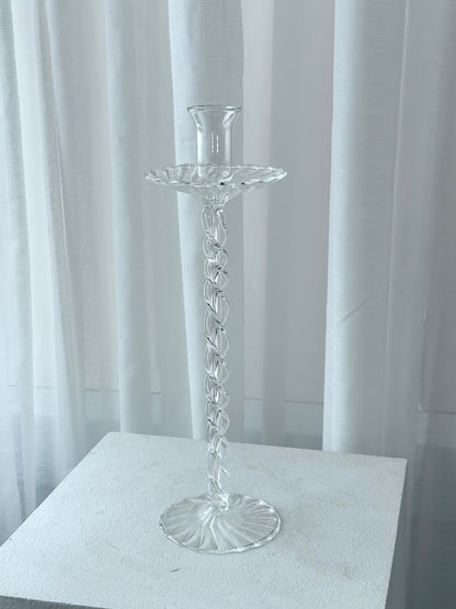 Tall murano candleholder