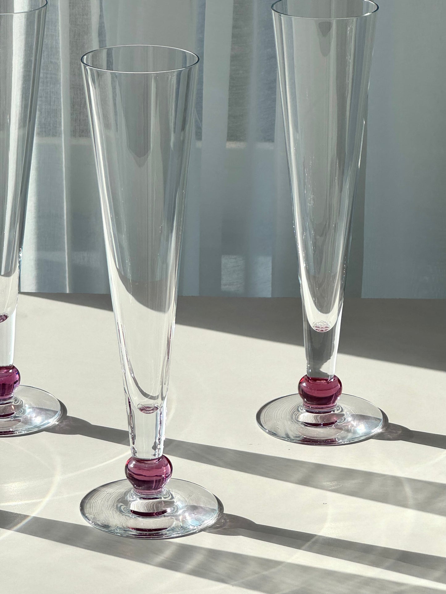 Tall Champagne glasses