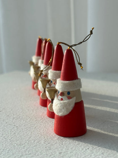 Wooden Santa clauses