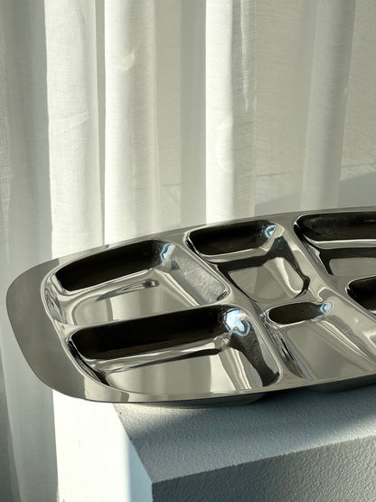 Divided Inox dish