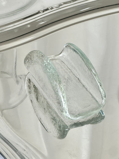 Glass napkin holder
