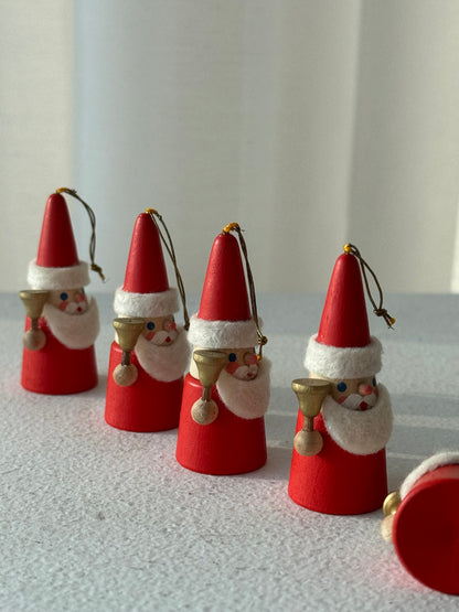 Wooden Santa clauses