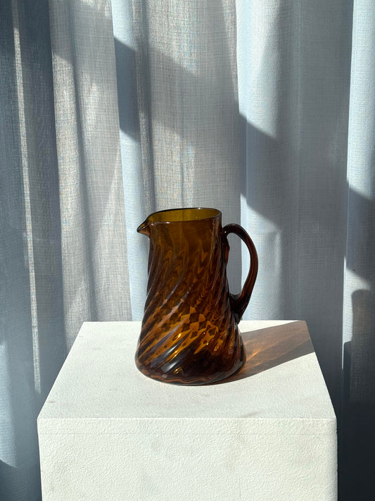 Handmade swirling jug