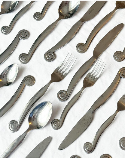 Gibson swirl cutlery