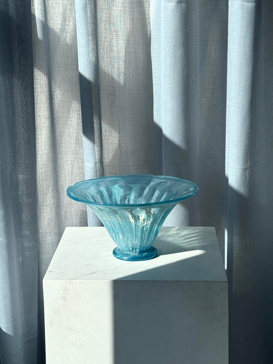 Handmade blue bowl