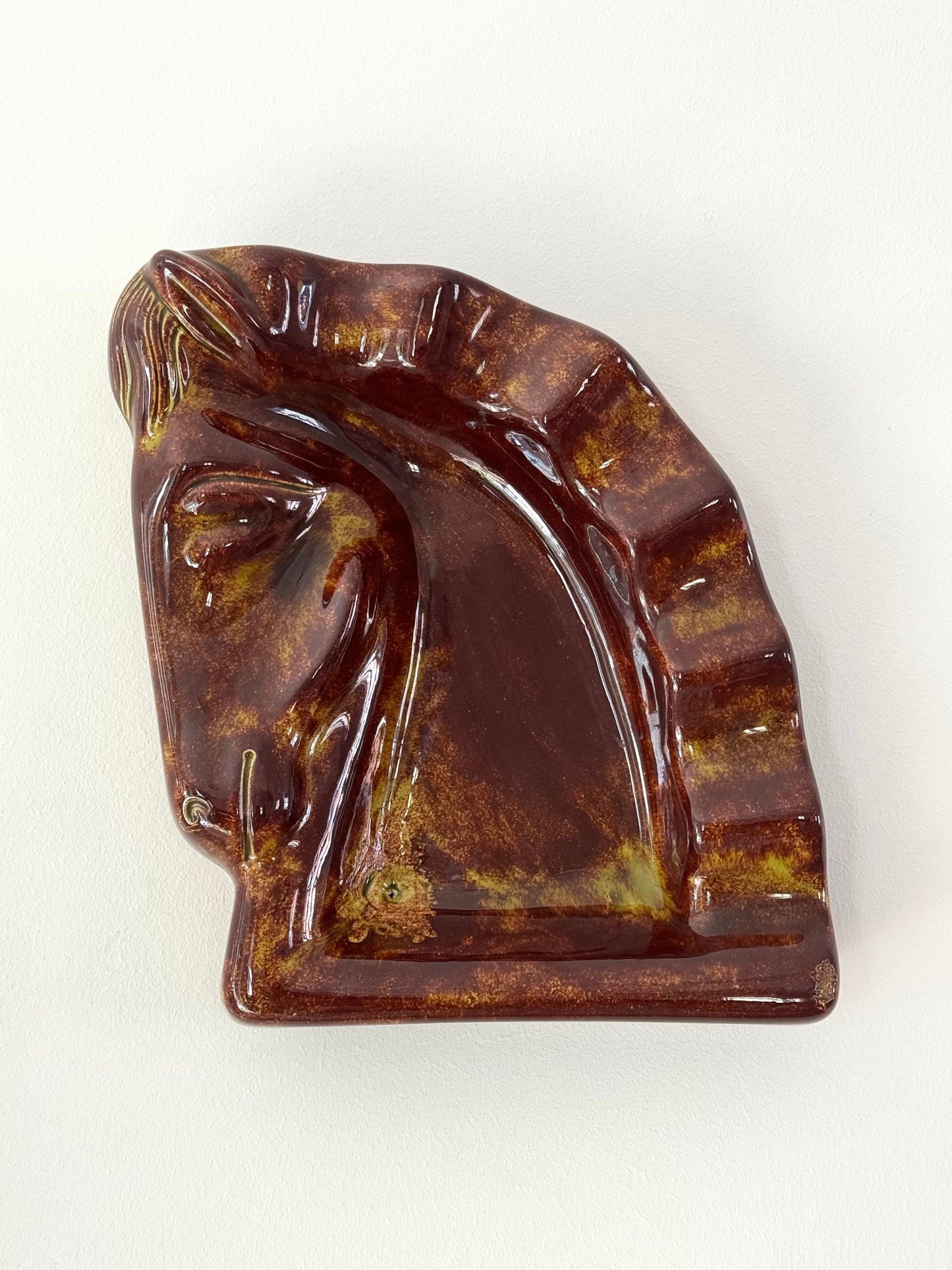 Wall hung horse