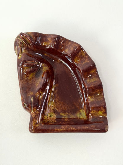 Wall hung horse