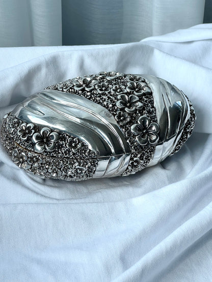 Silver plate jewelry box