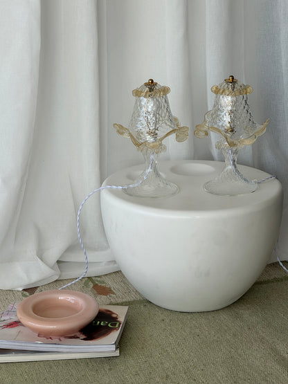 Vintage Murano table lamps
