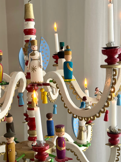 Antique Erzgebirge chandelier