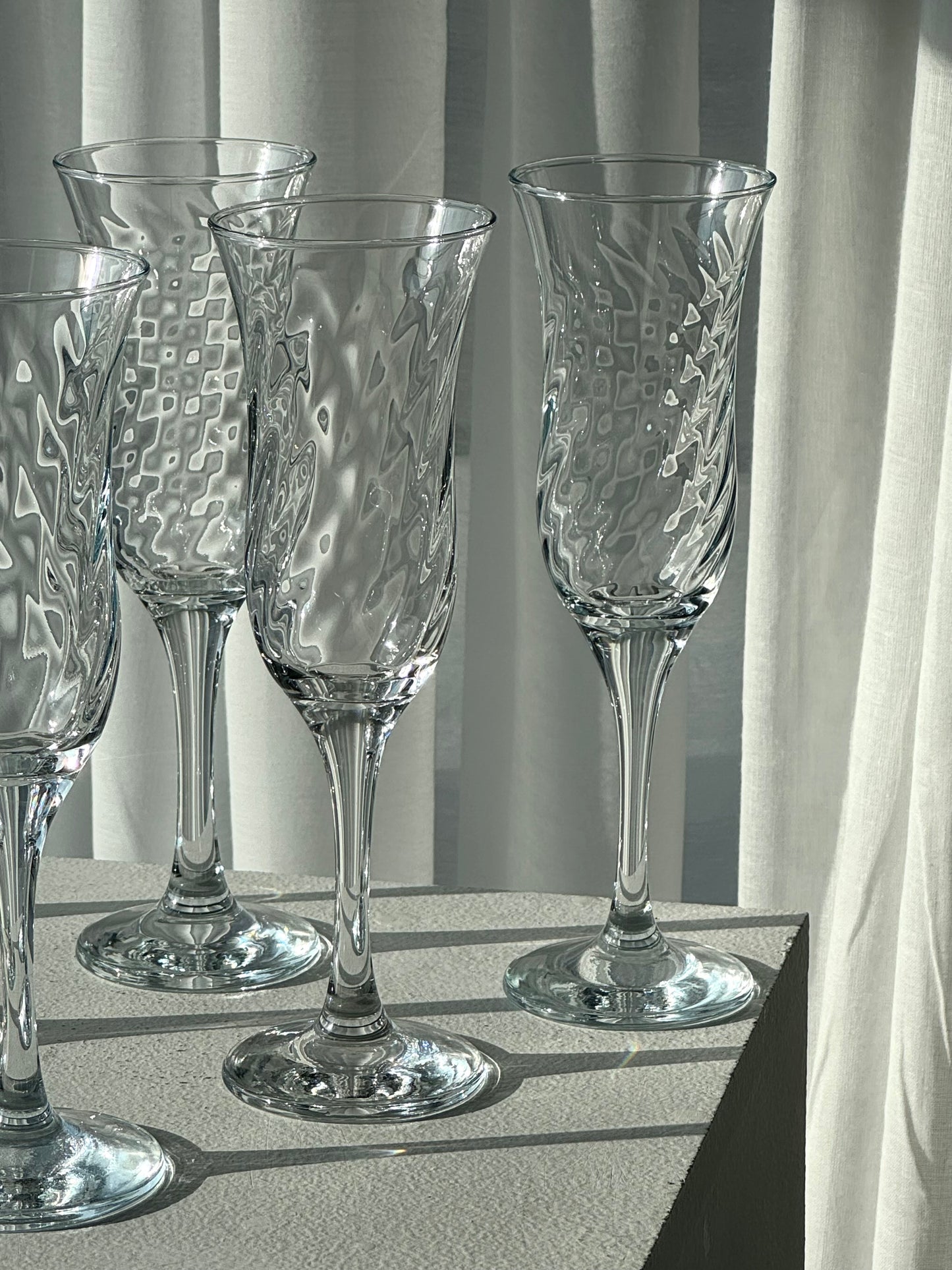 Champagne glasses