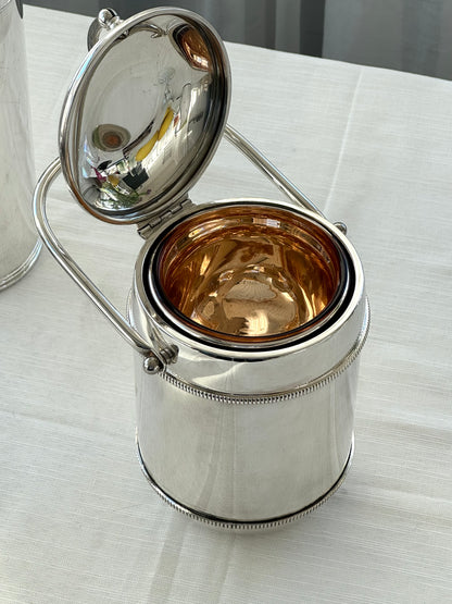 Silver plated ice bucket