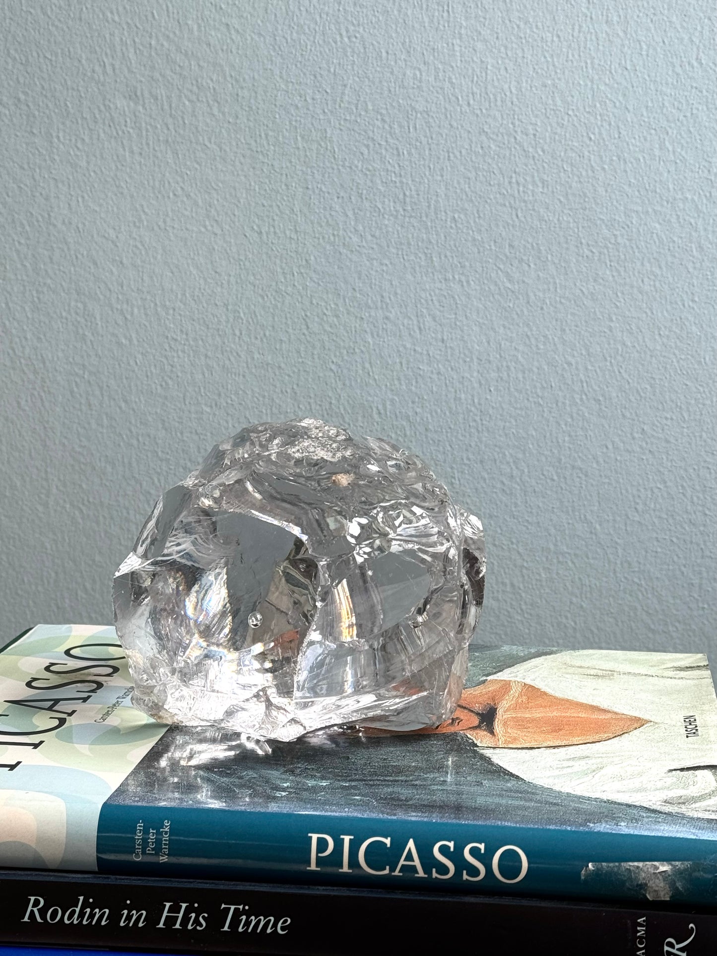 Clear raw glass