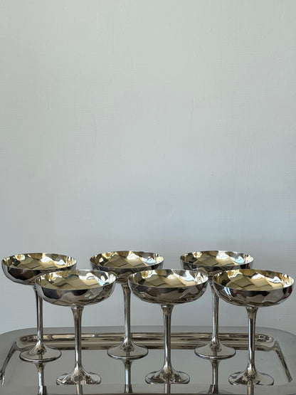 Silver plated coupes