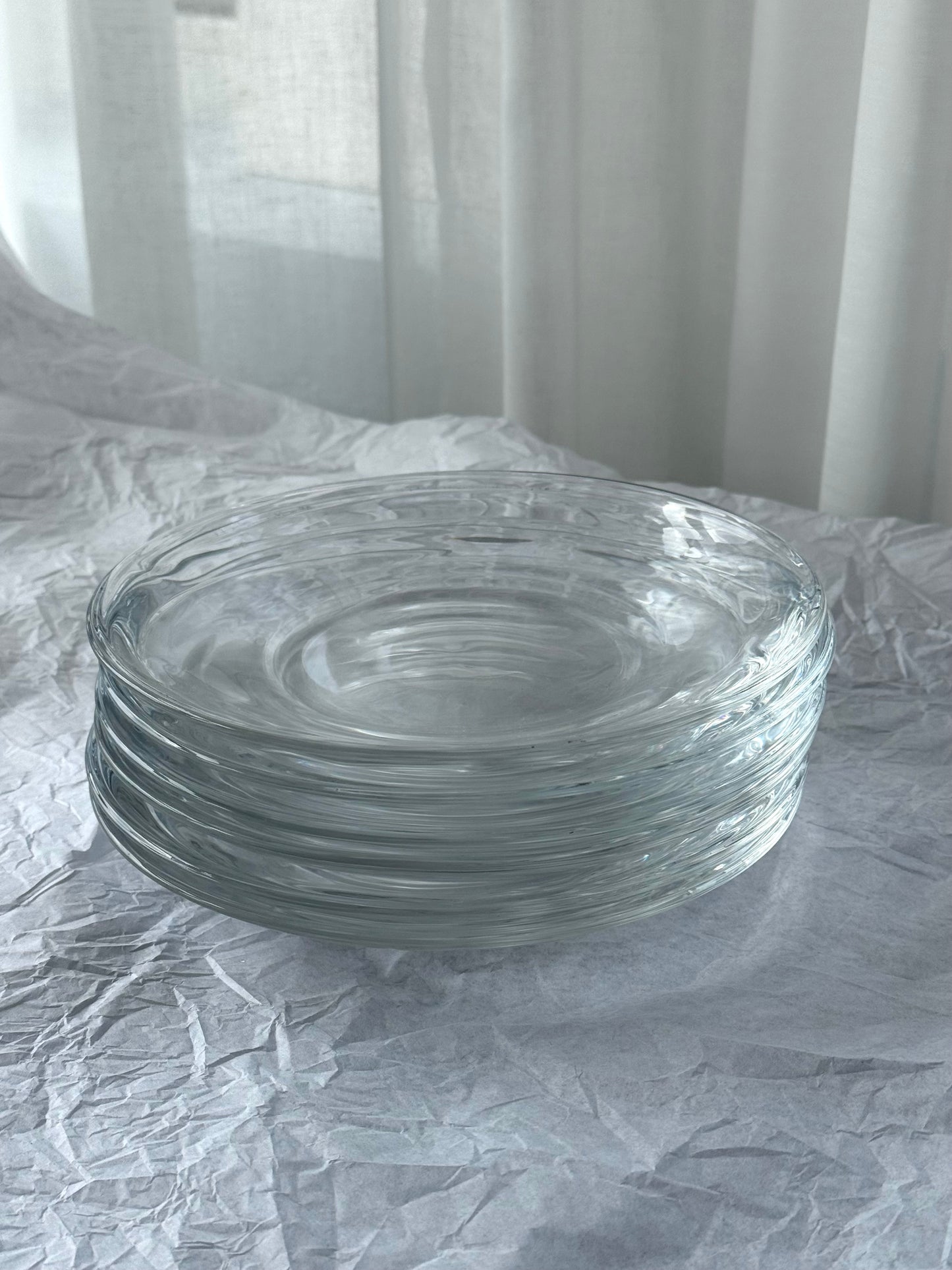Handmade glass plates