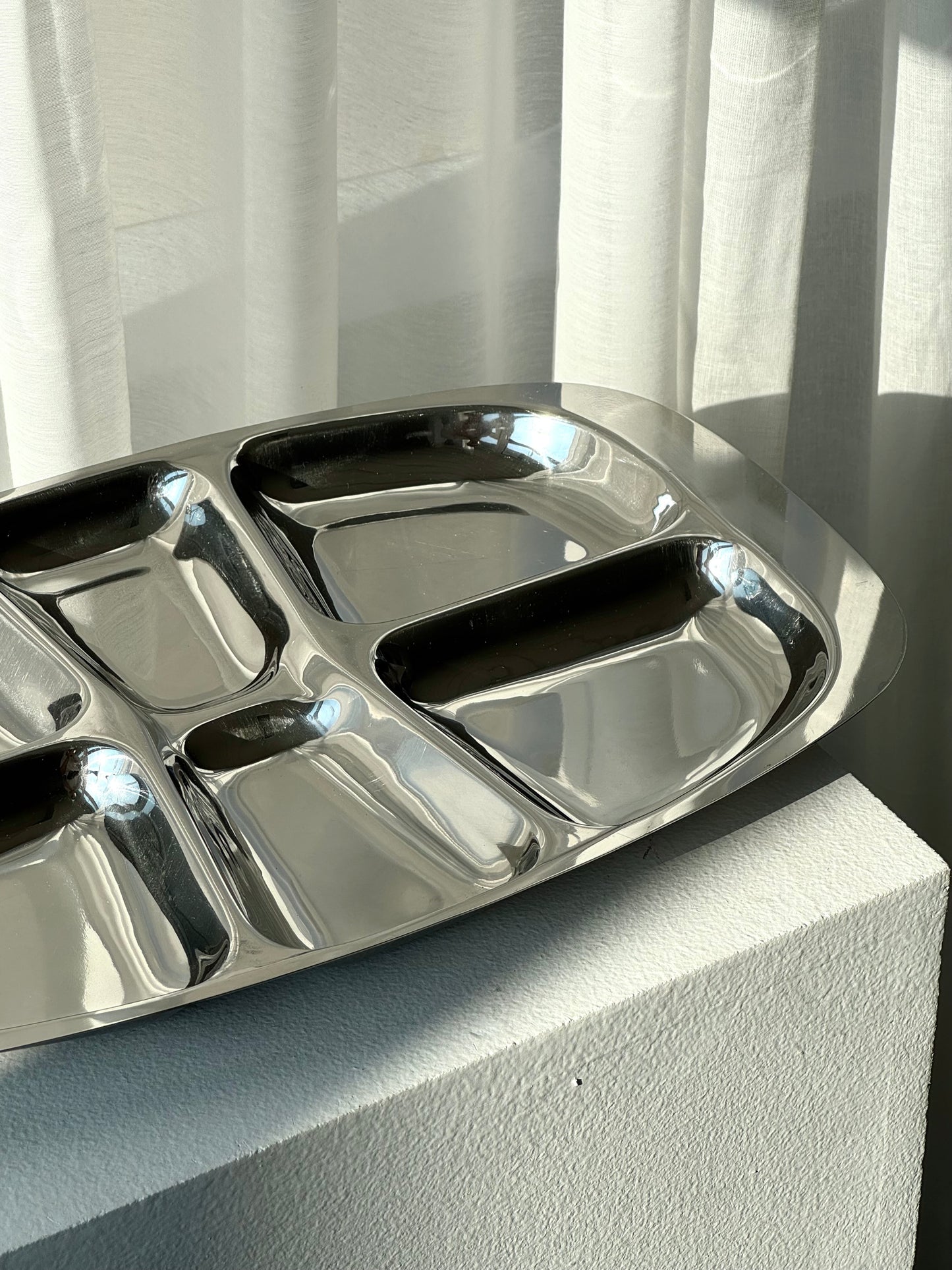Divided Inox dish