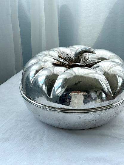 Silver plated tomato bowl