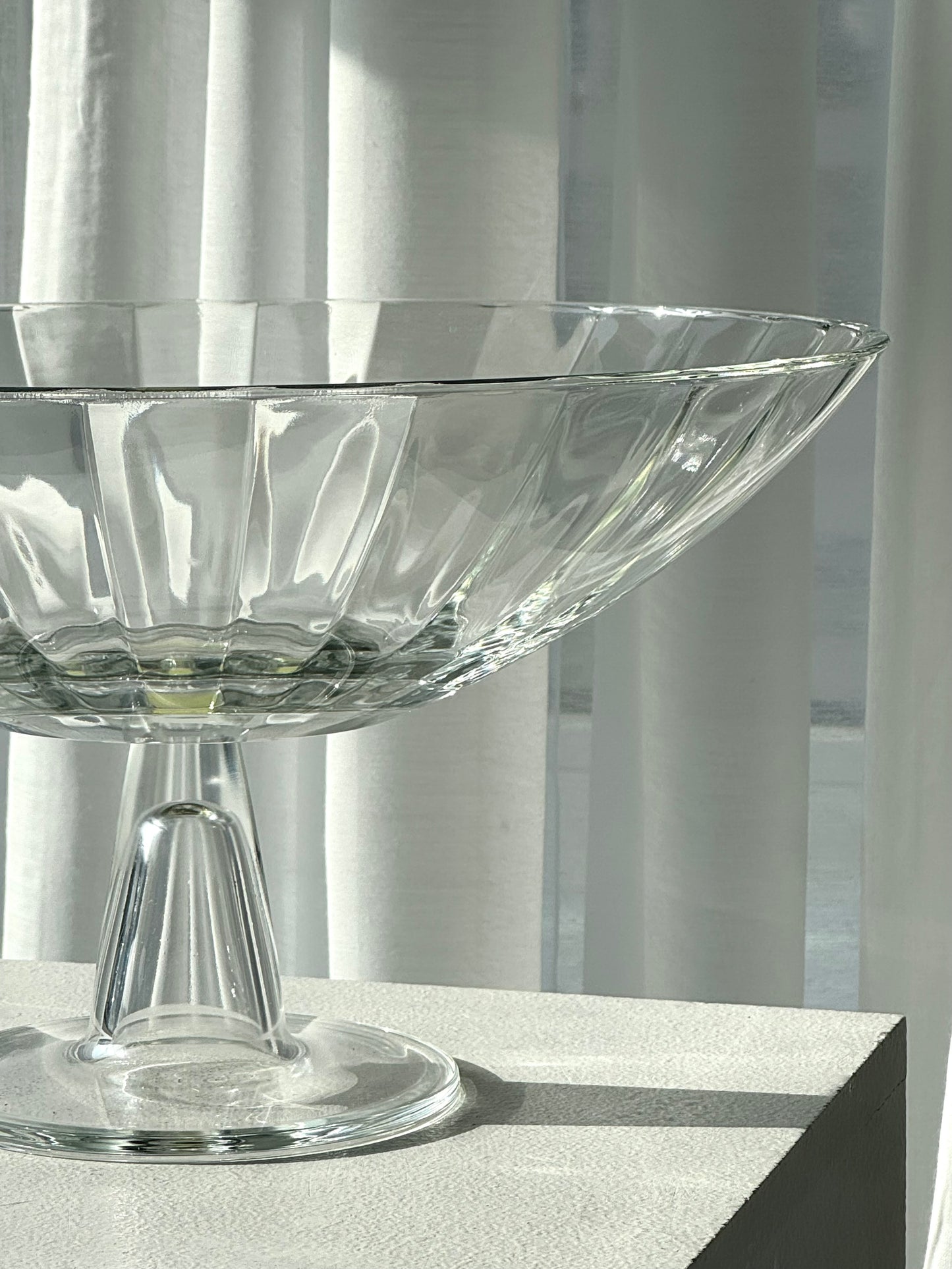 Glass centerpiece