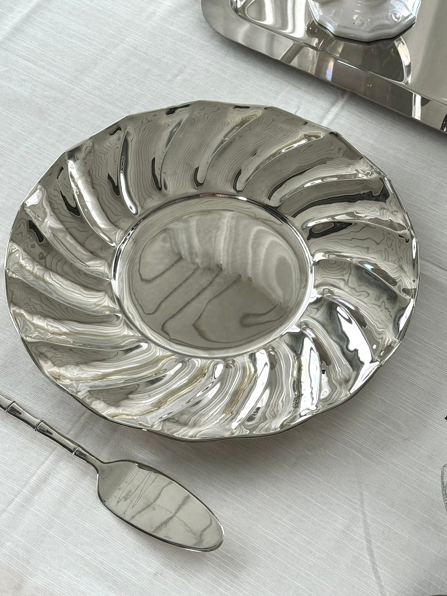 Silver plated dish