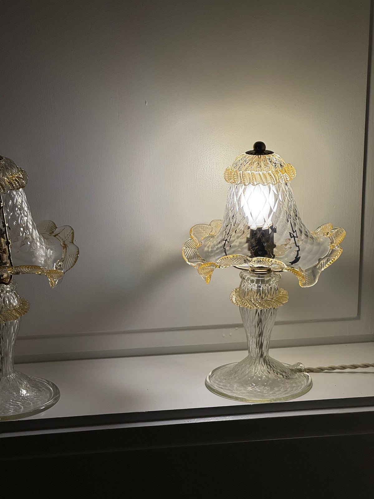 Vintage Murano lamps