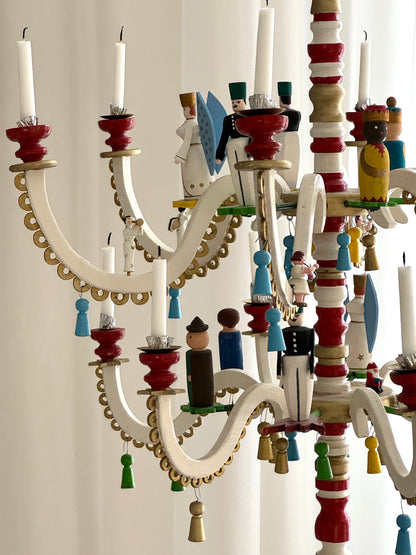 Antique Erzgebirge chandelier