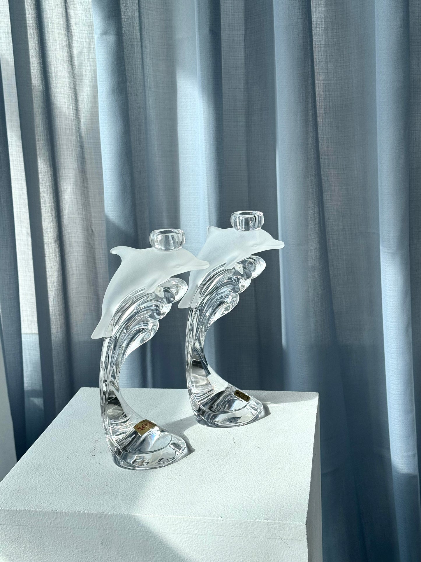 Dolphin candleholder