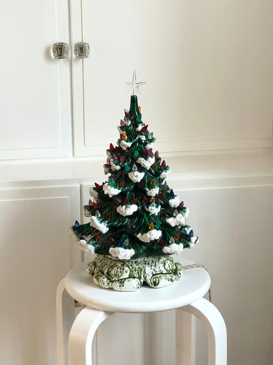 Big ceramic Christmas three