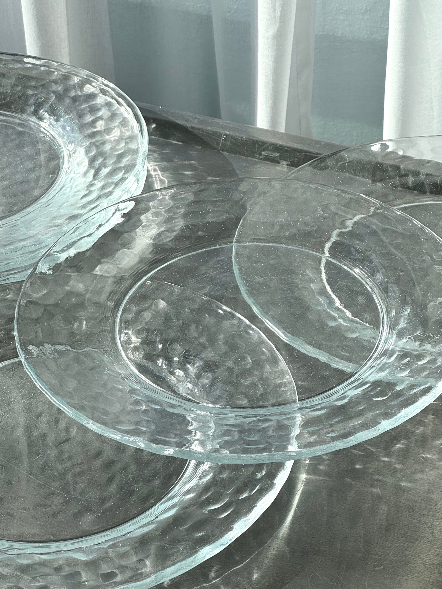 Heavy glass plates
