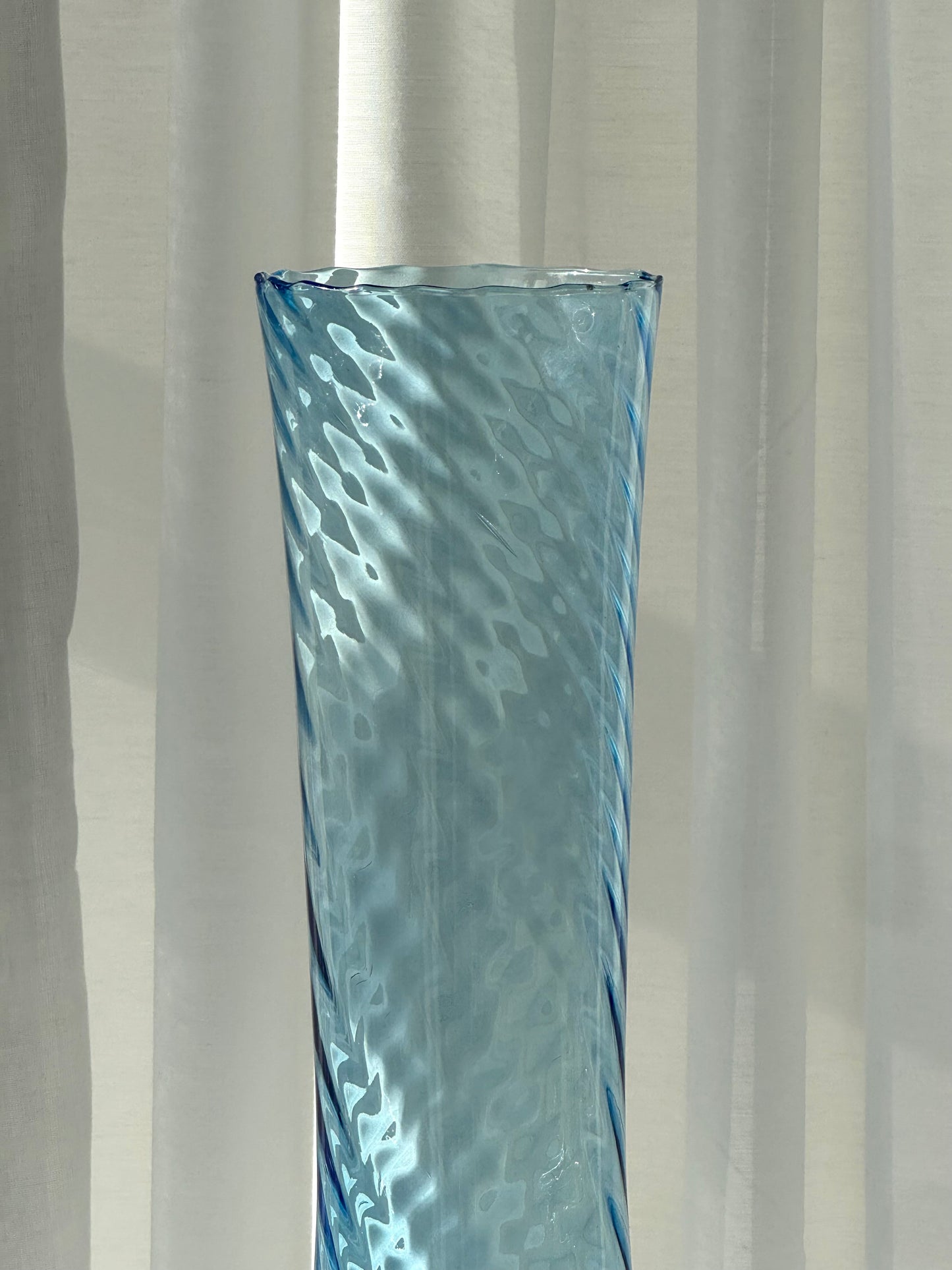 Tall handmade vase