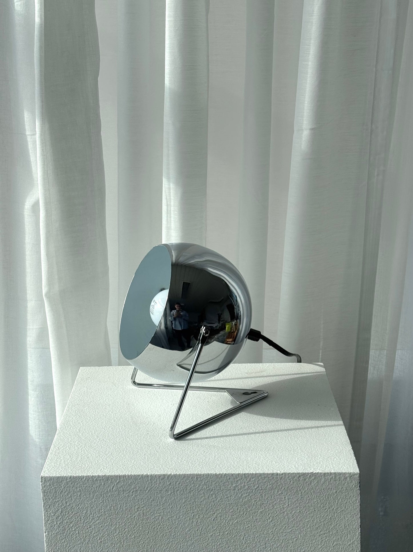 Space age Chrome lamp