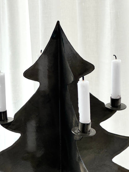 Handmade metal three