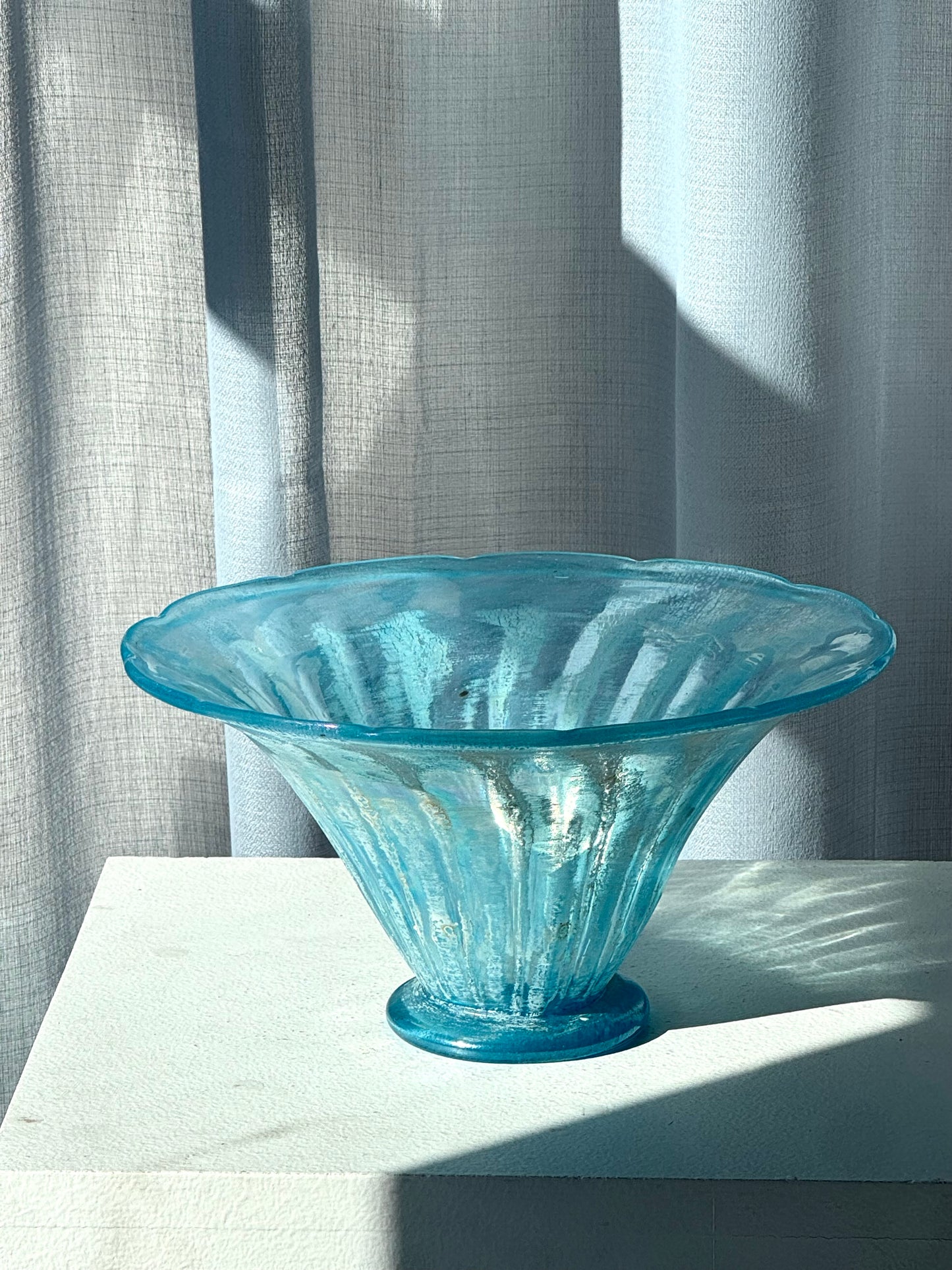 Handmade blue bowl