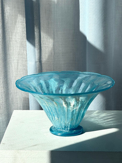 Handmade blue bowl