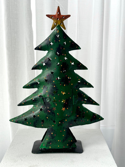 Christmas tree candle holder